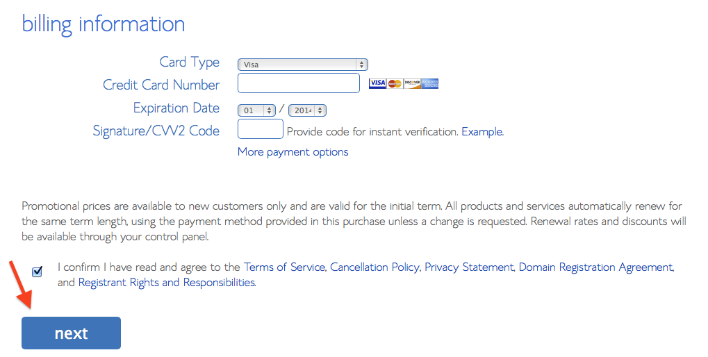 Billing Information