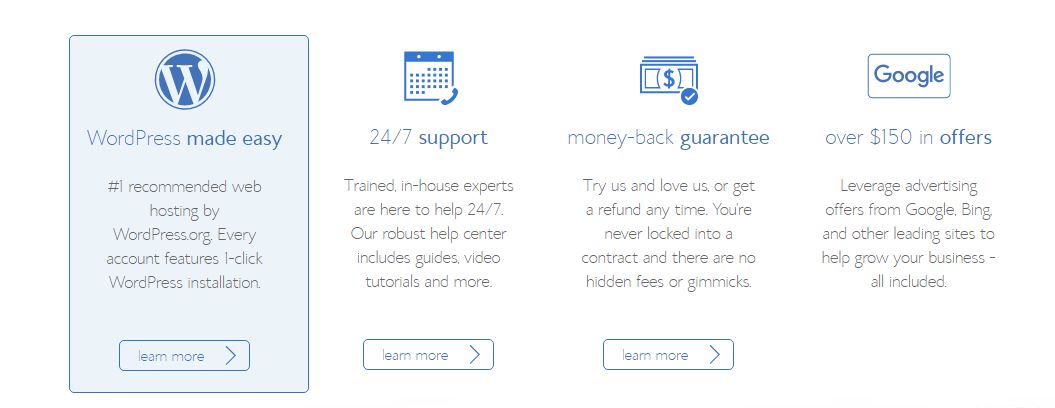 Bluehost Benefits